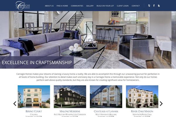 carnegiehomes.com site used Carnegie