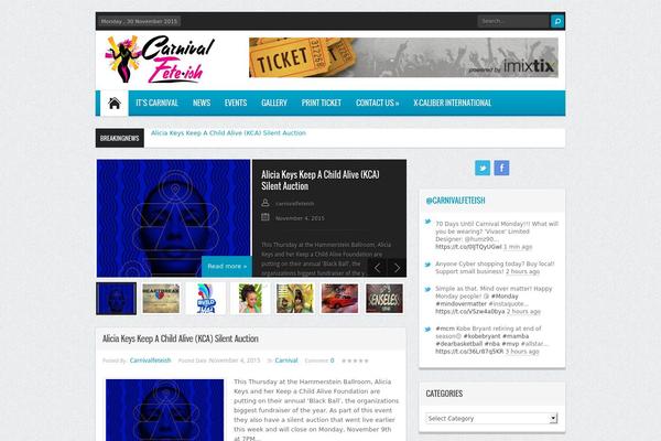 Cherry theme site design template sample