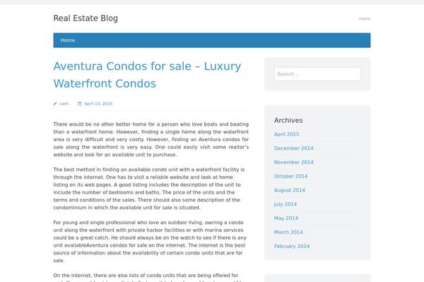 Presentation Lite theme site design template sample