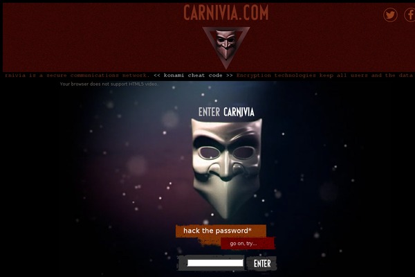 carnivia.com site used Carnivia