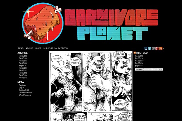 Site using Comicpress Keyboard Control plugin