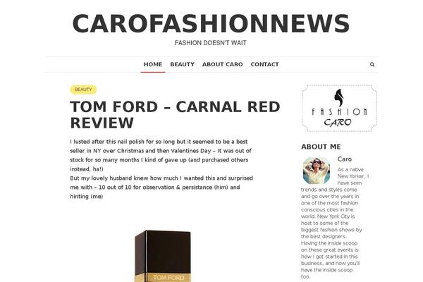 Newspaper Child theme site design template sample