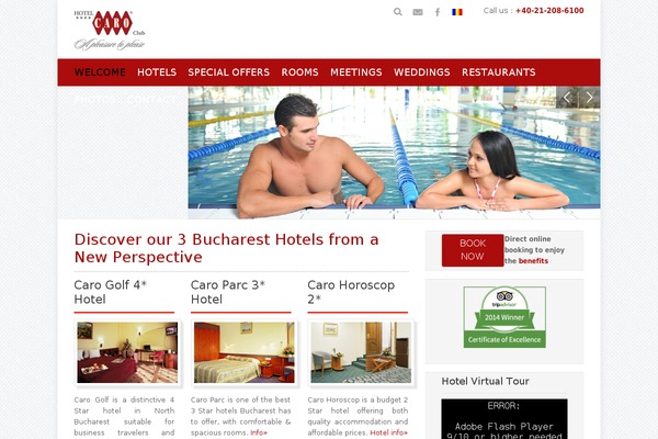 carohotel.ro site used Natural