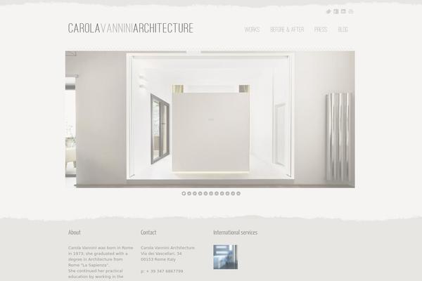 carolavannini.com site used Good Minimal