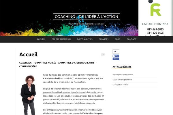 Griffin theme site design template sample