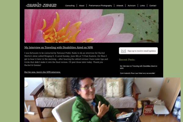 carolezoom.com site used Zoom