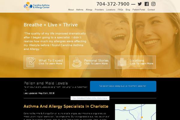 carolinaasthma.com site used Carolinaasthma