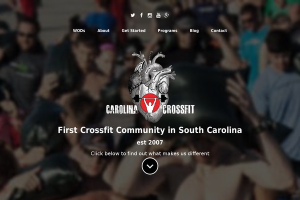 carolinacrossfit.com site used Splashomnimediatheme