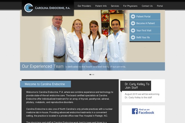 carolinaendocrine.com site used Impresa