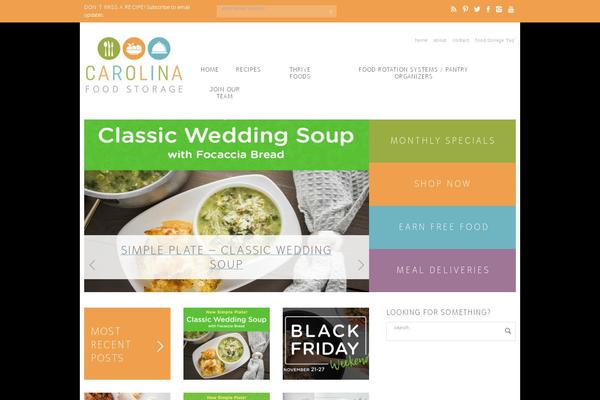 carolinafoodstorage.com site used Carolinafoodstorage