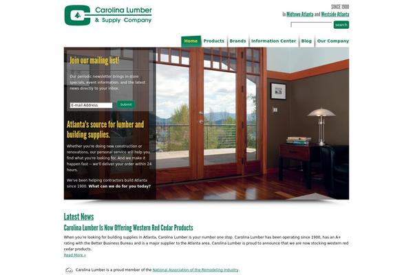 carolinalumber.com site used Carolina
