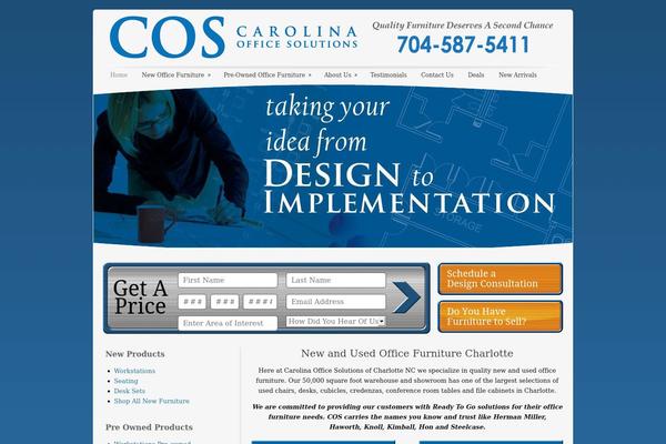 Cos theme site design template sample