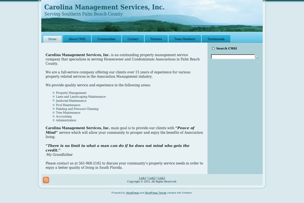 carolinapm.com site used Cm_wp_theme_v3