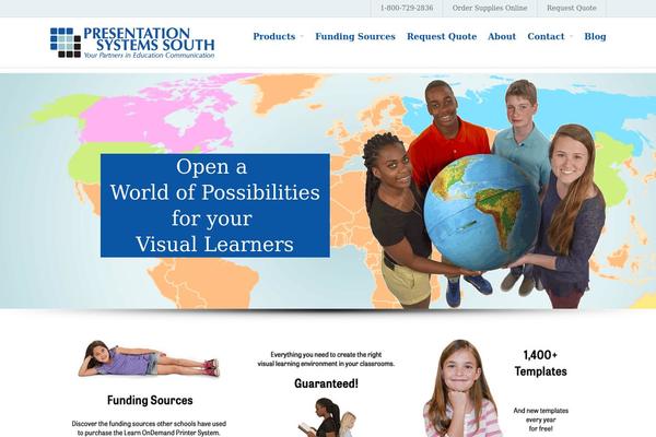 Pss theme site design template sample