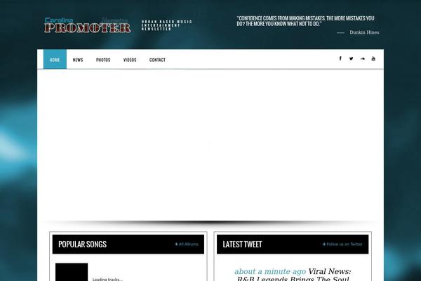 IronBand theme site design template sample