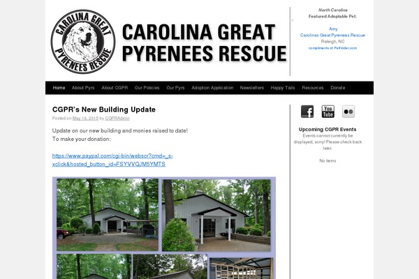 Twenty Ten theme site design template sample