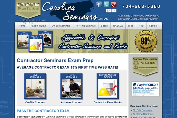 carolinaseminars.com site used Cs3