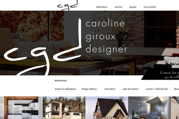 carolinegiroux.com site used Theme1899