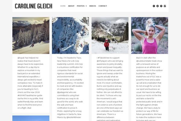 Studiofolio theme site design template sample