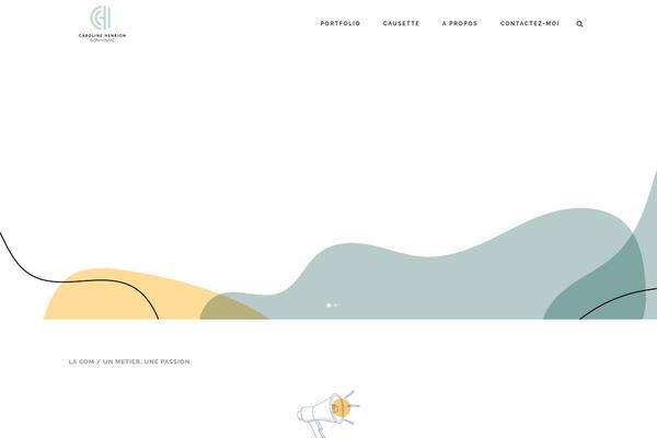 Stockholm Child theme site design template sample