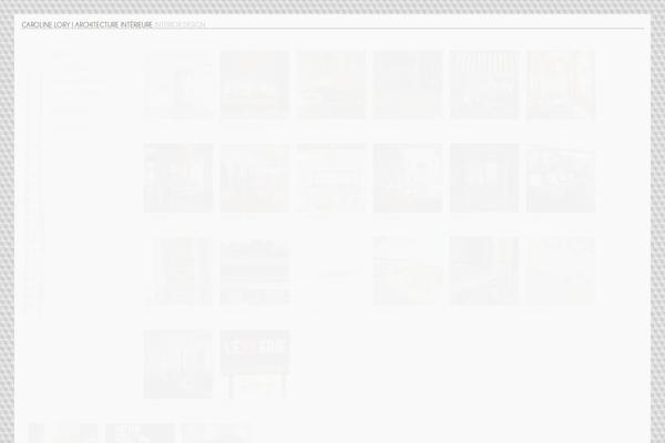 carolinelory.com site used Portfolory