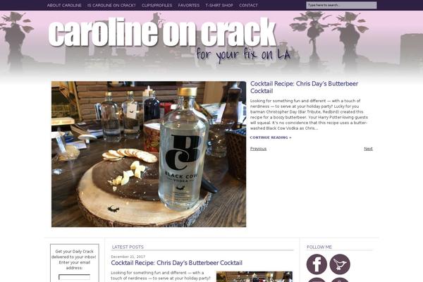 carolineoncrack.com site used Headway-2013
