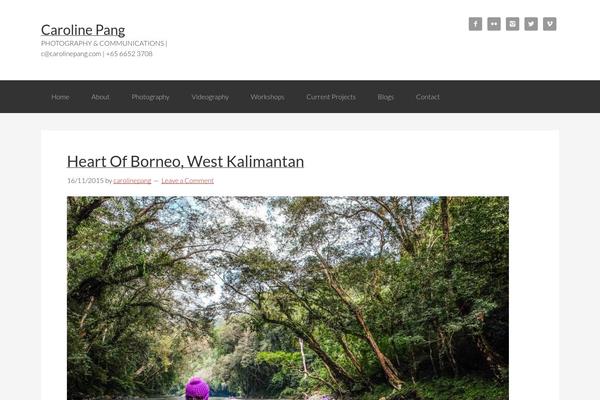 Site using CC Child Pages plugin