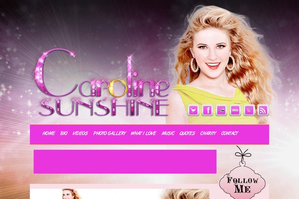 carolinesunshine.com site used Caroline
