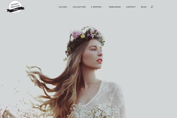 Borderland theme site design template sample