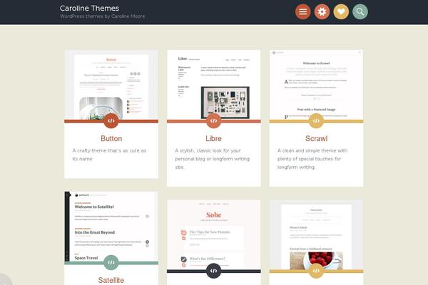 carolinethemes.com site used Rebalance-wpcom