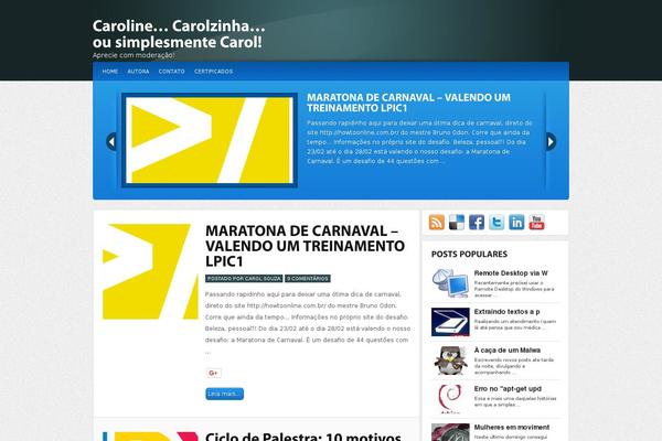Calypso theme site design template sample