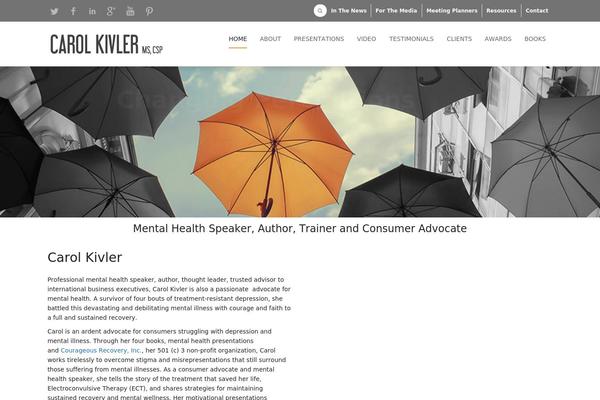 Flexform Child theme site design template sample