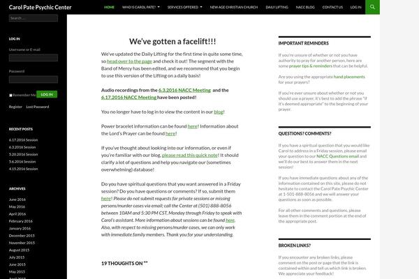 Unity theme site design template sample