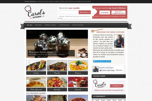 Foodpress theme site design template sample