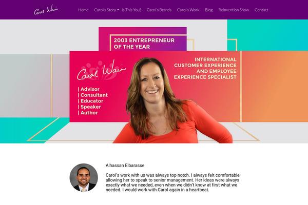 Divi theme site design template sample