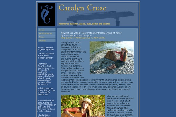 carolyncruso.com site used Carolyn