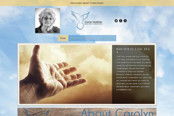 Site using WP Blog and Widget plugin