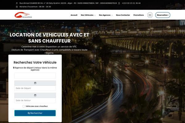 Grandcarrental theme site design template sample