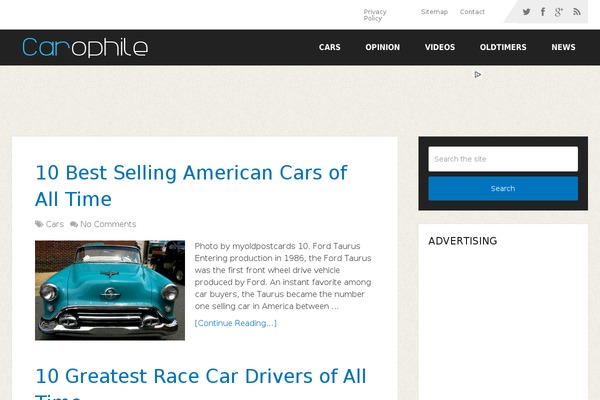 carophile.com site used SuperNews