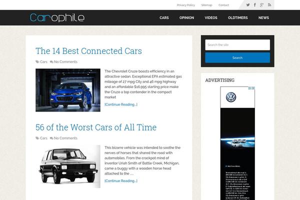Cassions theme site design template sample