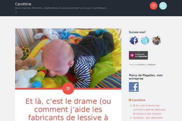 carottine.fr site used Sorbet