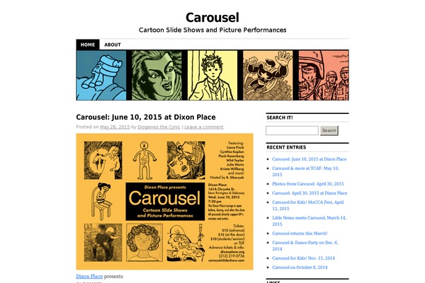 Coraline theme site design template sample