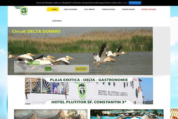 Trendy Travel theme site design template sample