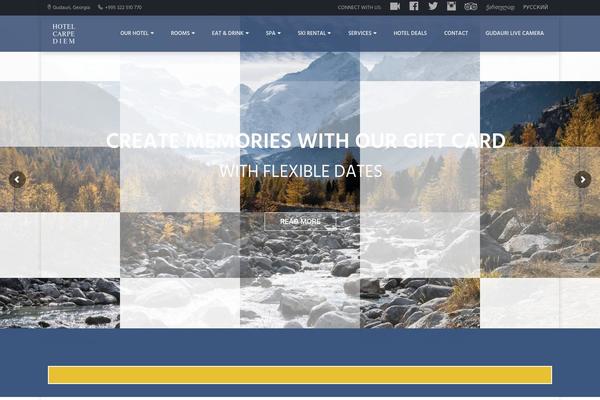 Hillter theme site design template sample