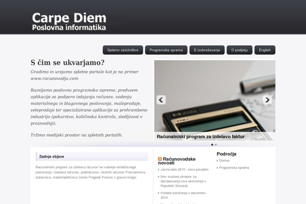 carpediem.si site used Upside