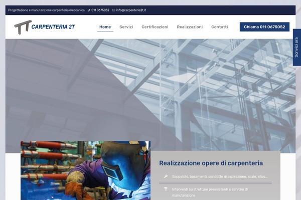 Site using WP Contact Slider plugin