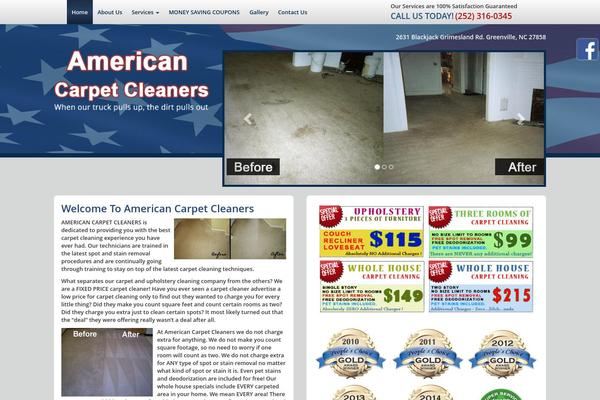 carpetcleanersgreenvillenc.com site used American-carpet-cleaners