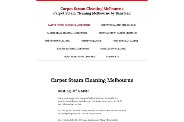 carpetcleaningbanstead.com site used Bosco