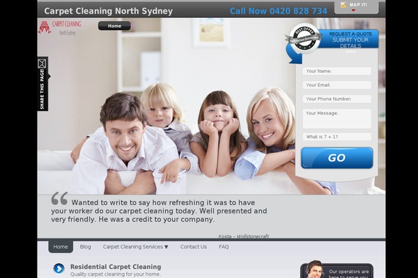 carpetcleaningnorthsydney.com site used Rockstarbiztheme-v1-8