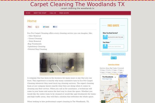 Luscious theme site design template sample